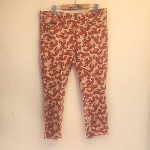 Anthropologie Lobster Pants